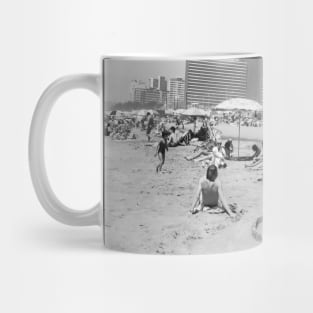 Vintage Beach Day at Durban Beach Mug